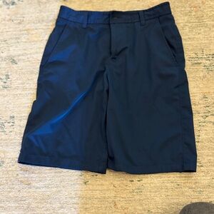 Kids Underarmor Y14 Navy Blue Shorts